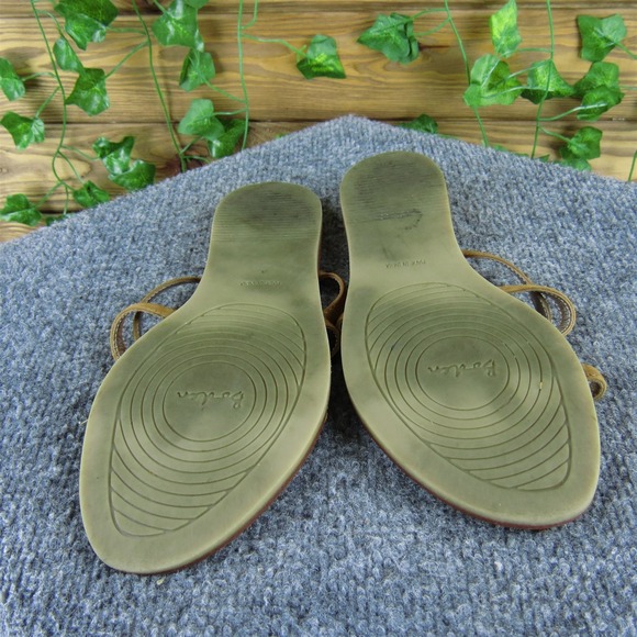 Boden Women  Flip Flop Brown Leather Sz 39 Medium‎ Gently Used 2025 - Picture 6 of 6